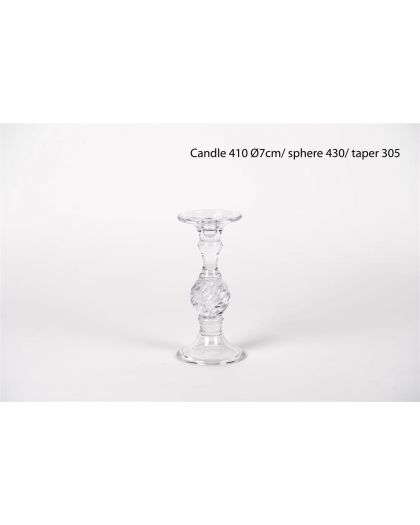  Twizzler Bougeoir Pour Bougie De TableØ12Xh24,7Cm