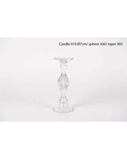  Twizzler Bougeoir Pour Bougie De TableØ12Xh30,3Cm