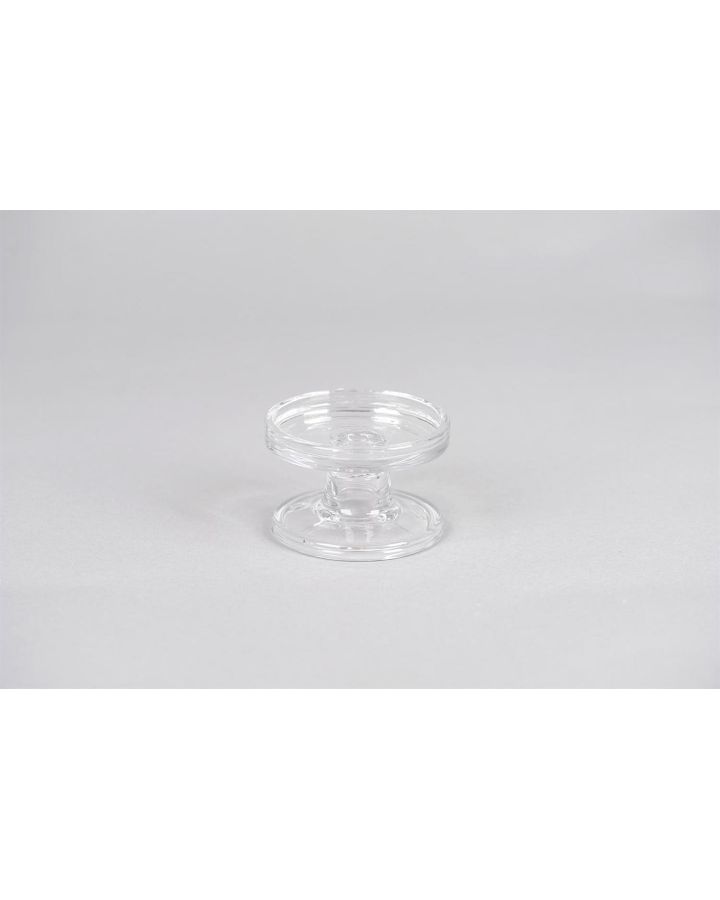 Circuli Bougeoir En Verre Pour Bougie De Table, Bougie Boule Ø10Xh6,3Cm