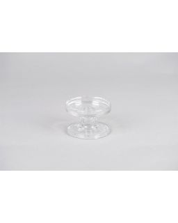 Circuli Bougeoir En Verre Pour Bougie De Table, Bougie Boule Ø10Xh6,3Cm