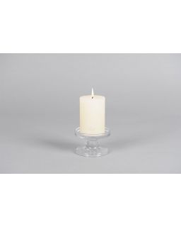 Circuli Bougeoir En Verre Pour Bougie De Table, Bougie Boule Ø10Xh6,3Cm