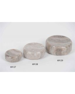  Natural Marble Dessous Pour Bougie SphériqueØ12,5Xh5Cm