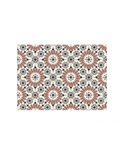 Set De Table Rectangulaire OLA MOSAIQUE TERRACOTAY 33X45Cm