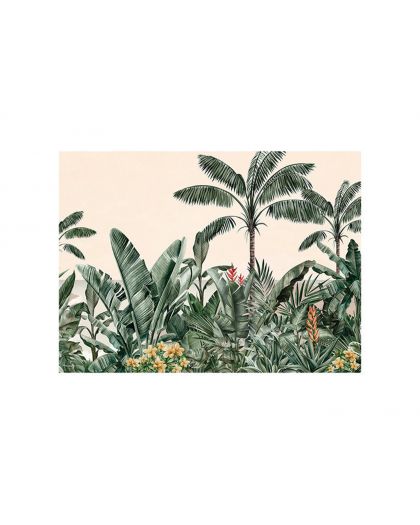Set De Table Rectangulaire VISTA PALMIER VERT BLANC Y 33X45Cm