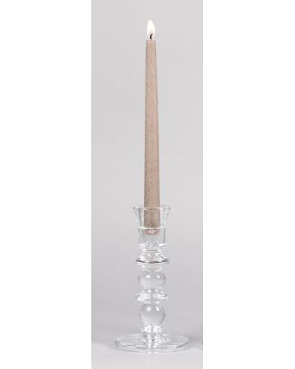  Colonel Bougeoir En Verre Pour Bougie De TableØ10,8Xh20,2Cm